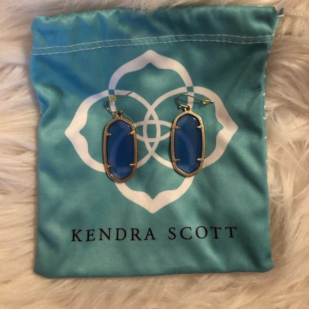 Kendra Scott Elle Drop earrings blue